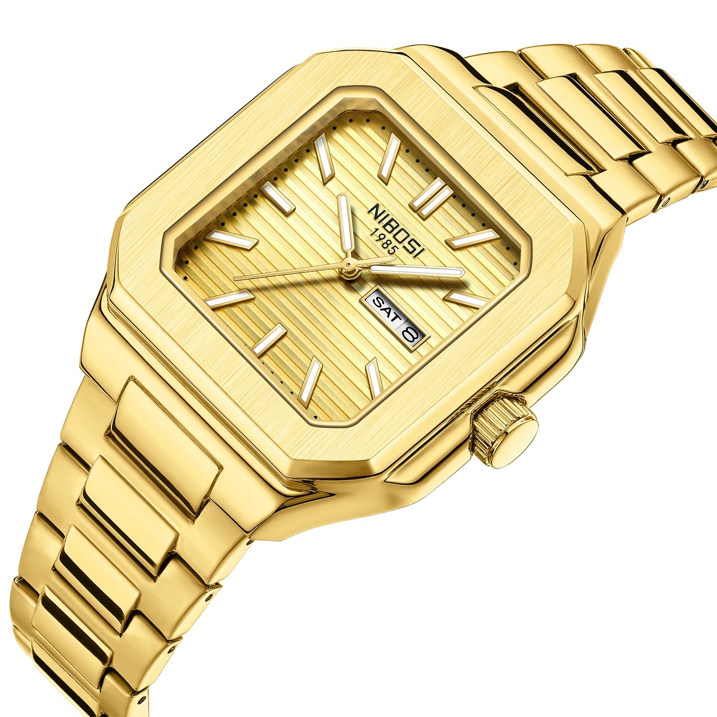 NIBOSI 2690 Retro Square Quartz Watch