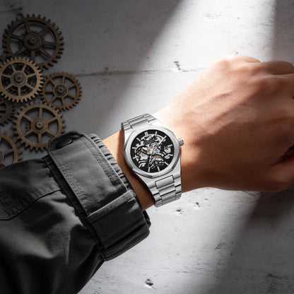 LONGLUX 6269K2 Vanguard Skeleton Automatic
