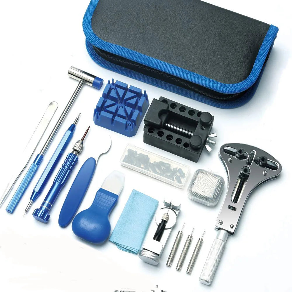 NIBOSI Professional Watch Repair Tool Kit – 185 Pieces