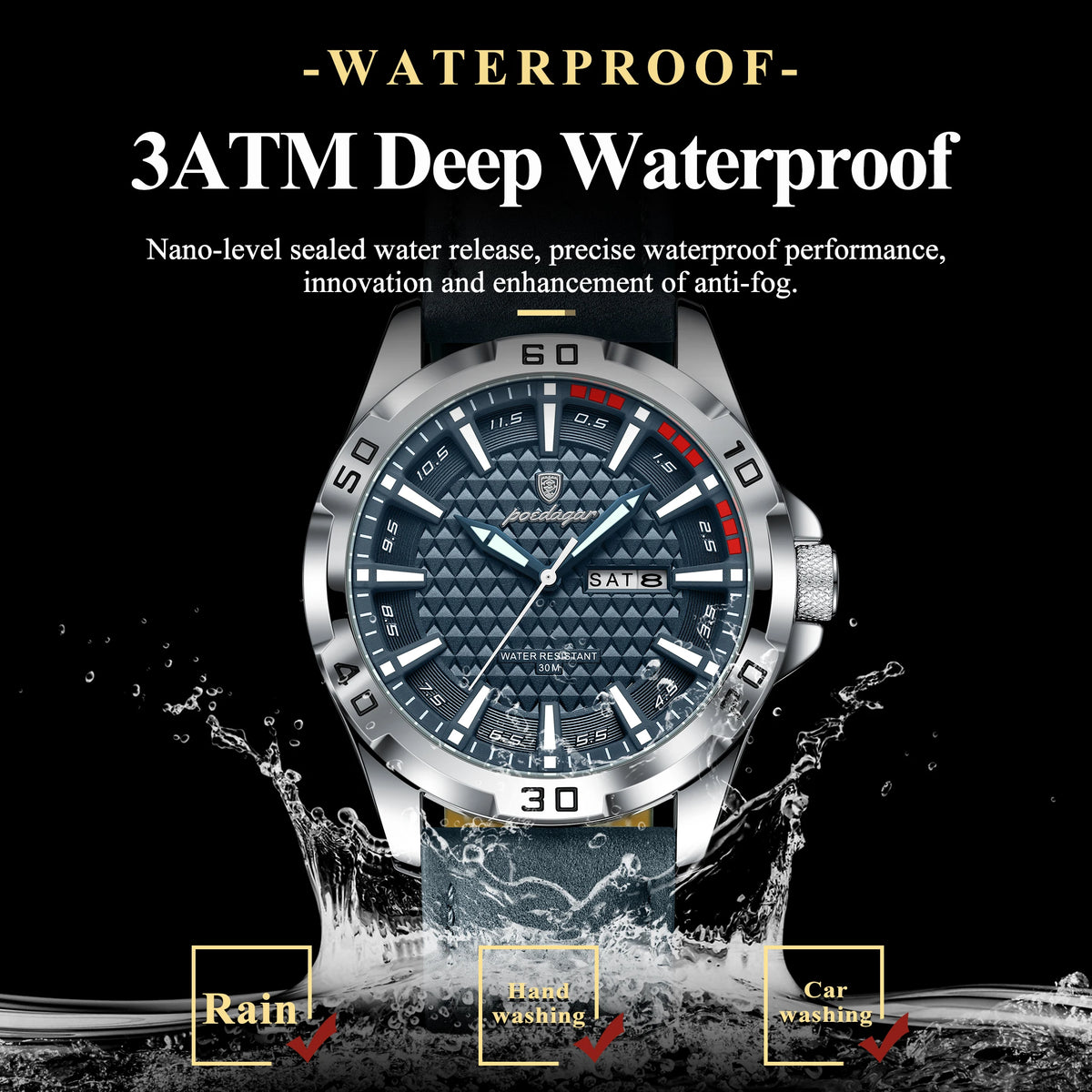 POEDAGAR 895 Titan Sport Quartz