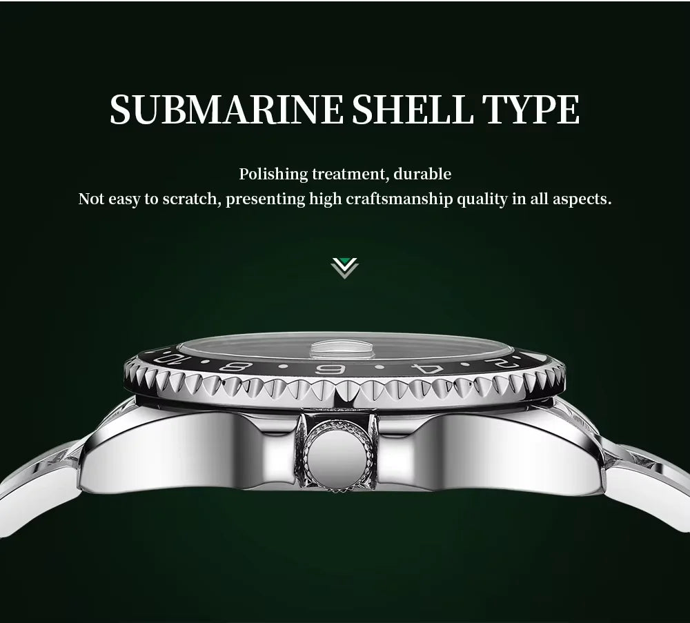 NIBOSI 2597 Ocean Master Quartz