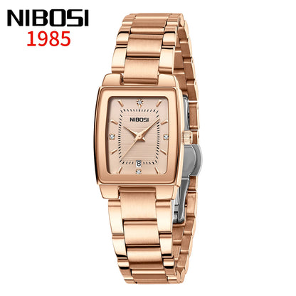 NIBOSI 2671 Grace Rectangle Quartz