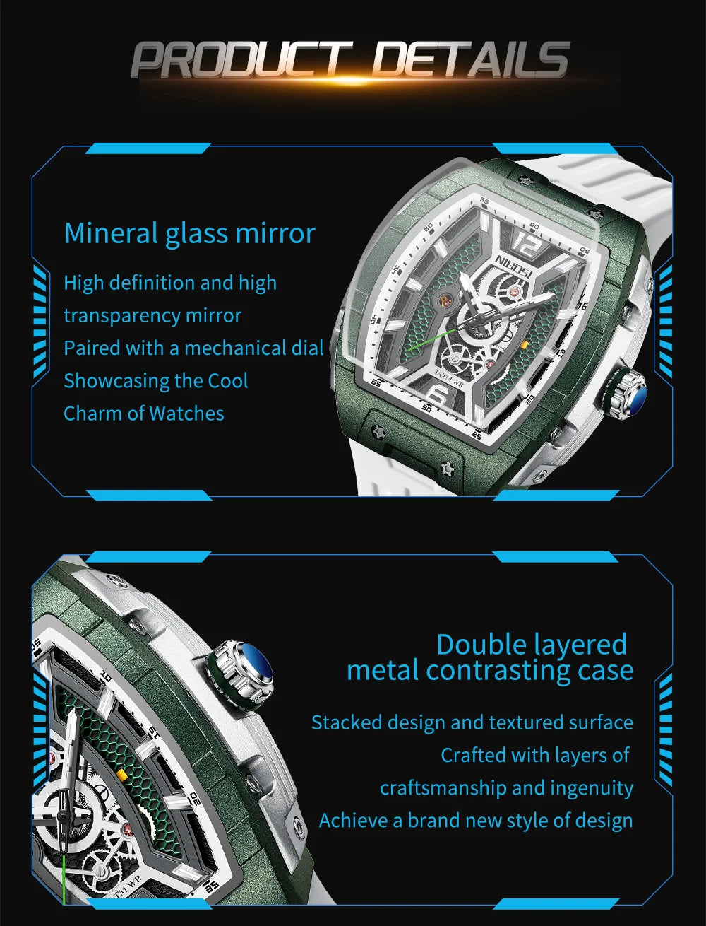 2701 Mach Curve Silicone Watch