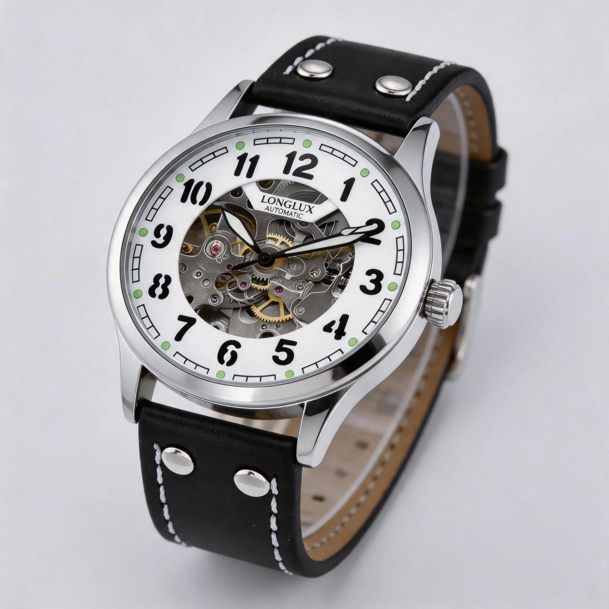LONGLUX 8020SP Aviator Open Heart Automatic