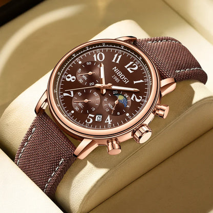 NIBOSI 2729 Heritage Sport Chronograph