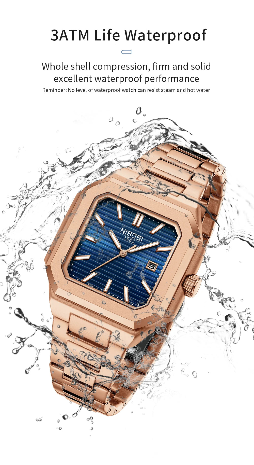 2689 SquareMaster Quartz Calendar Watch