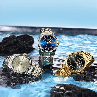 NIBOSI 2625 — Royal Facet Watch
