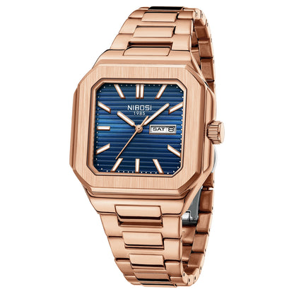 NIBOSI 2690 Retro Square Quartz Watch