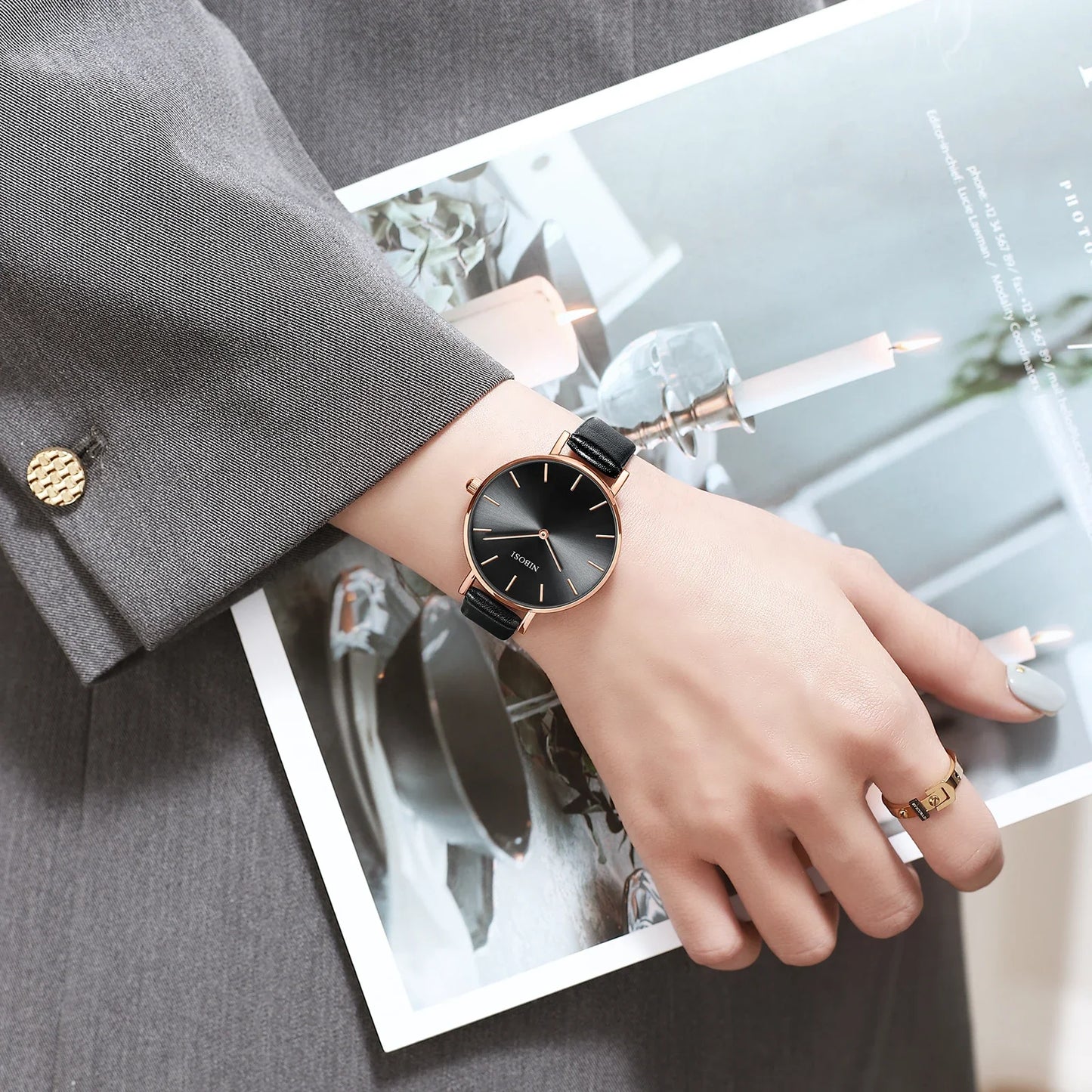Aurora Rose Watch 2550