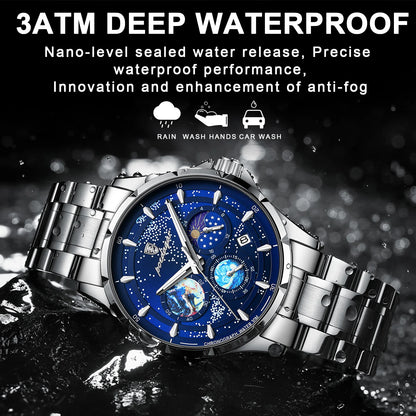POEDAGAR 916 Celestial Chronograph
