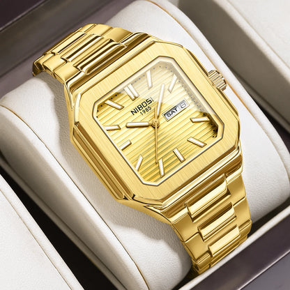 NIBOSI 2690 Retro Square Quartz Watch