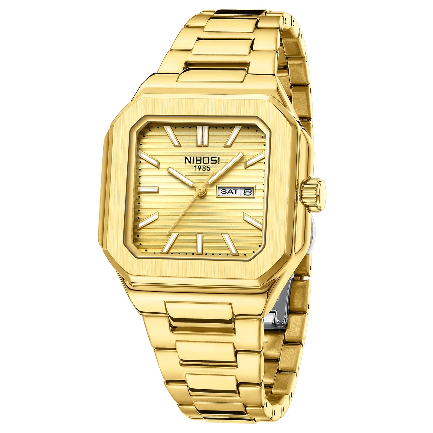 NIBOSI 2690 Retro Square Quartz Watch