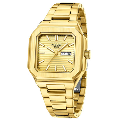 NIBOSI 2690 Retro Square Quartz Watch