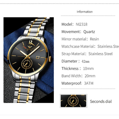 NIBOSI 2318 Blue Royale