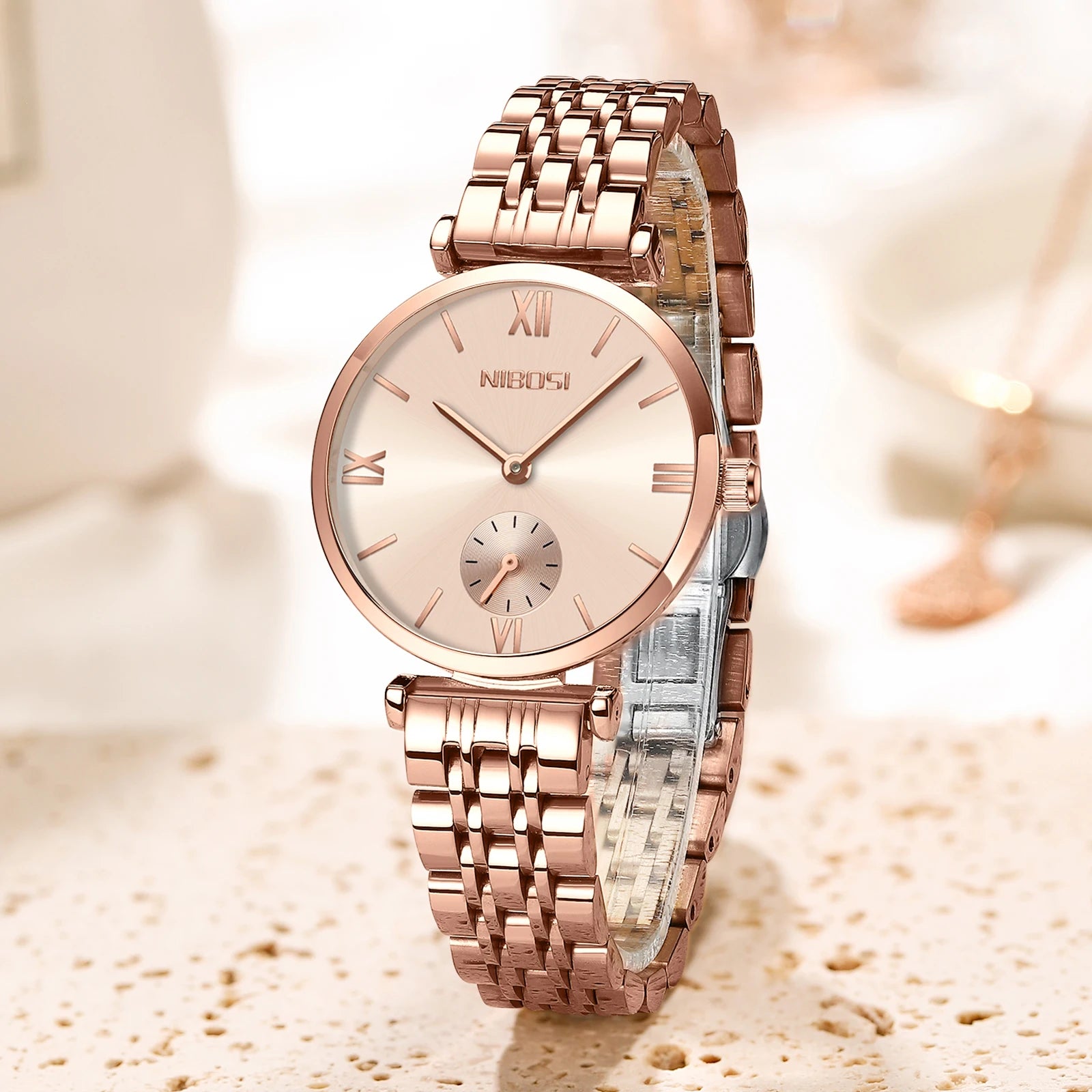 Minimalist Roman Dial Watch 2620 Nibosi
