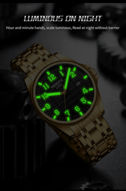 NIBOSI 2572 Urban Classic Quartz