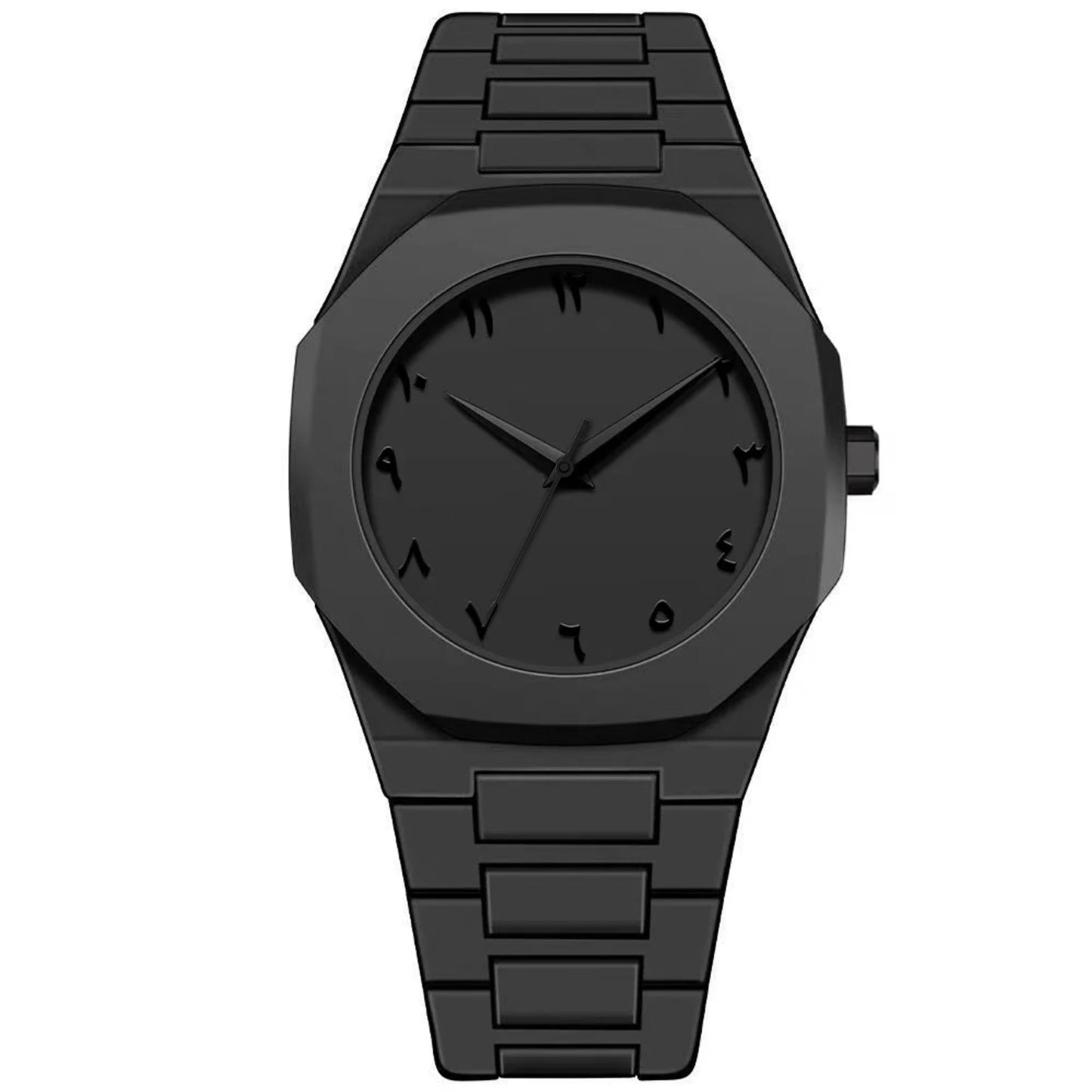 2707 Abstract Dial Black Watch