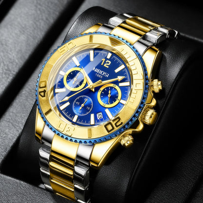 2517 Luxury Chronograph Watch - Stainless Steel