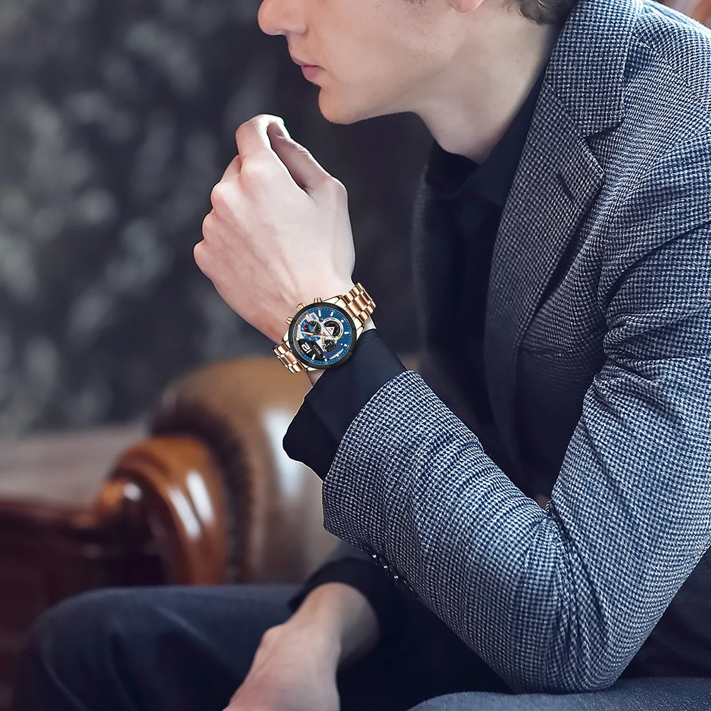 NIBOSI 2397 Horizon Chronograph