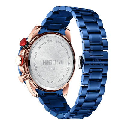 Redline Chronograph Steel Watch 2606