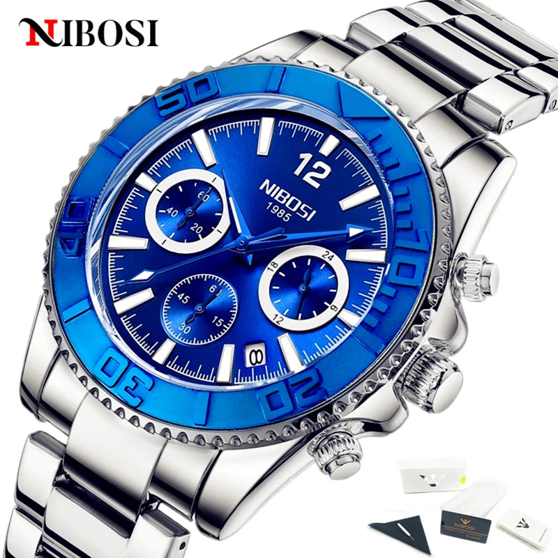 2517 Luxury Chronograph Watch - Stainless Steel