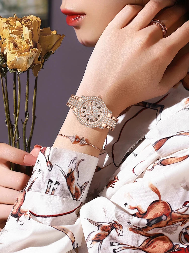 2552 Rose Sparkle Lady Watch