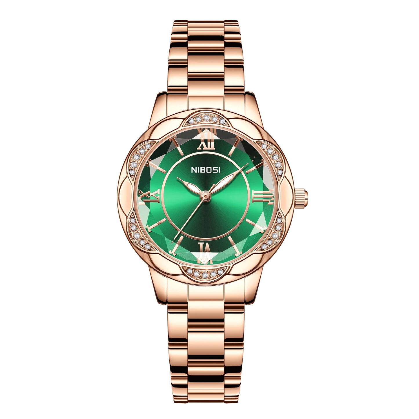 NIBOSI 2672 Crystal Bloom Women's Watch