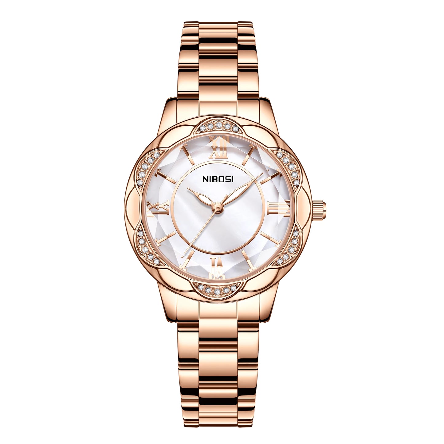NIBOSI 2672 Crystal Bloom Women's Watch
