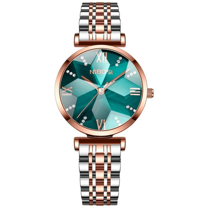 Diamond Mirror & Women's Watch 2529 Nibosi