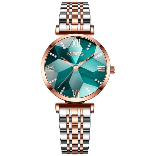 Diamond Mirror & Women's Watch 2529 Nibosi