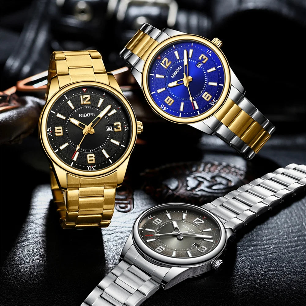 NIBOSI 2629 Aviator Style Men's Watch