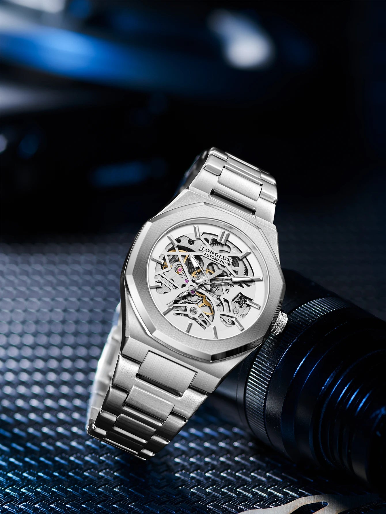 LONGLUX 6269K2 Vanguard Skeleton Automatic