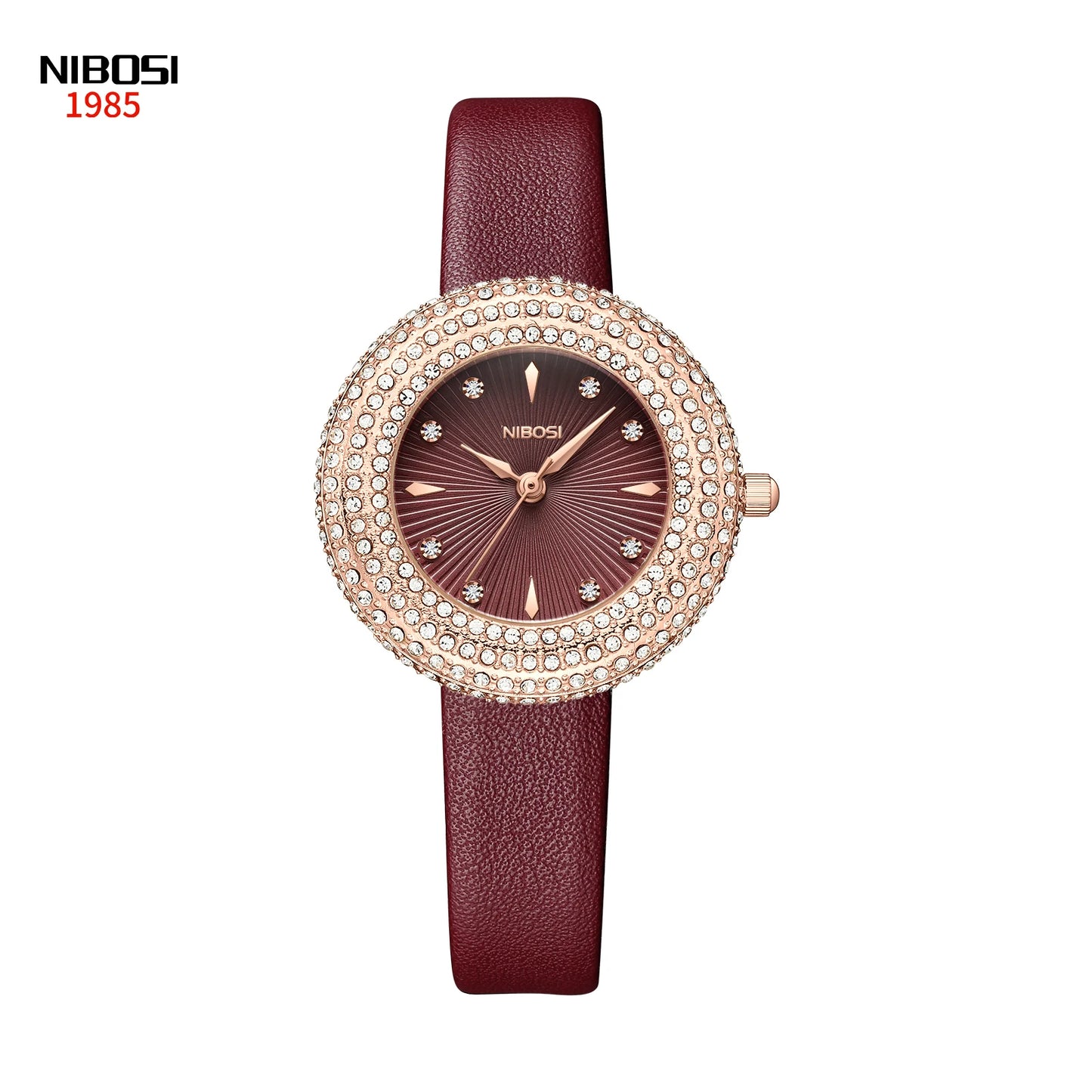 Diamond Stylish & Waterproof Watch 2561 Nibosi