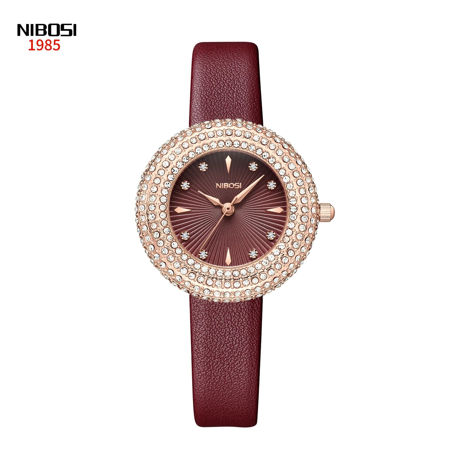 Diamond Stylish & Waterproof Watch 2561 Nibosi