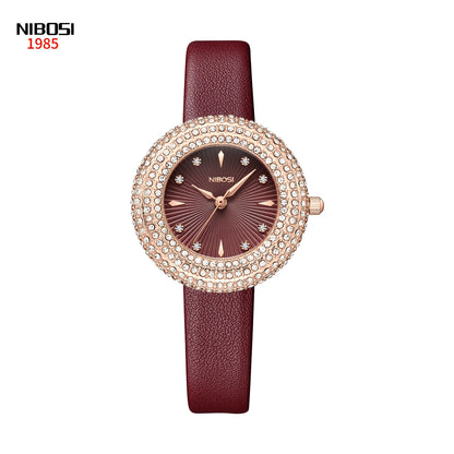 Diamond Stylish & Waterproof Watch 2561 Nibosi