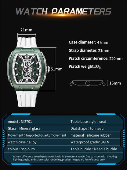 2701 Mach Curve Silicone Watch