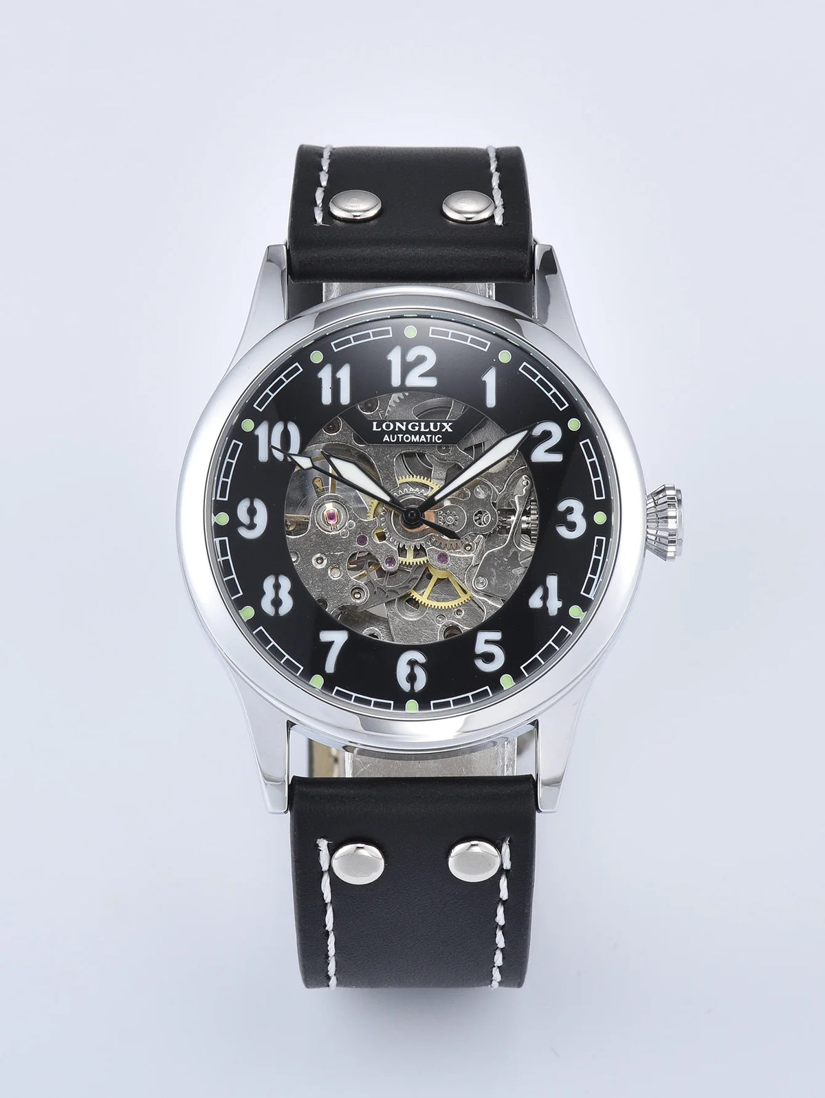 LONGLUX 8020SP Aviator Open Heart Automatic