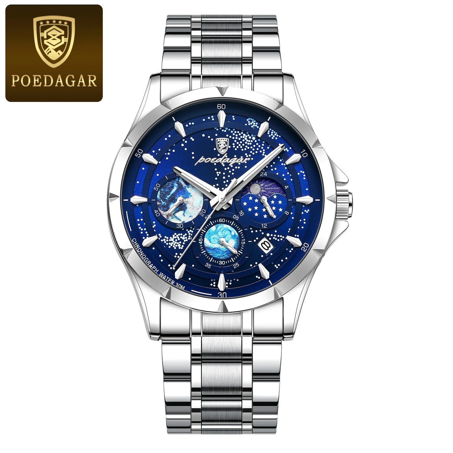 POEDAGAR 916 Celestial Chronograph
