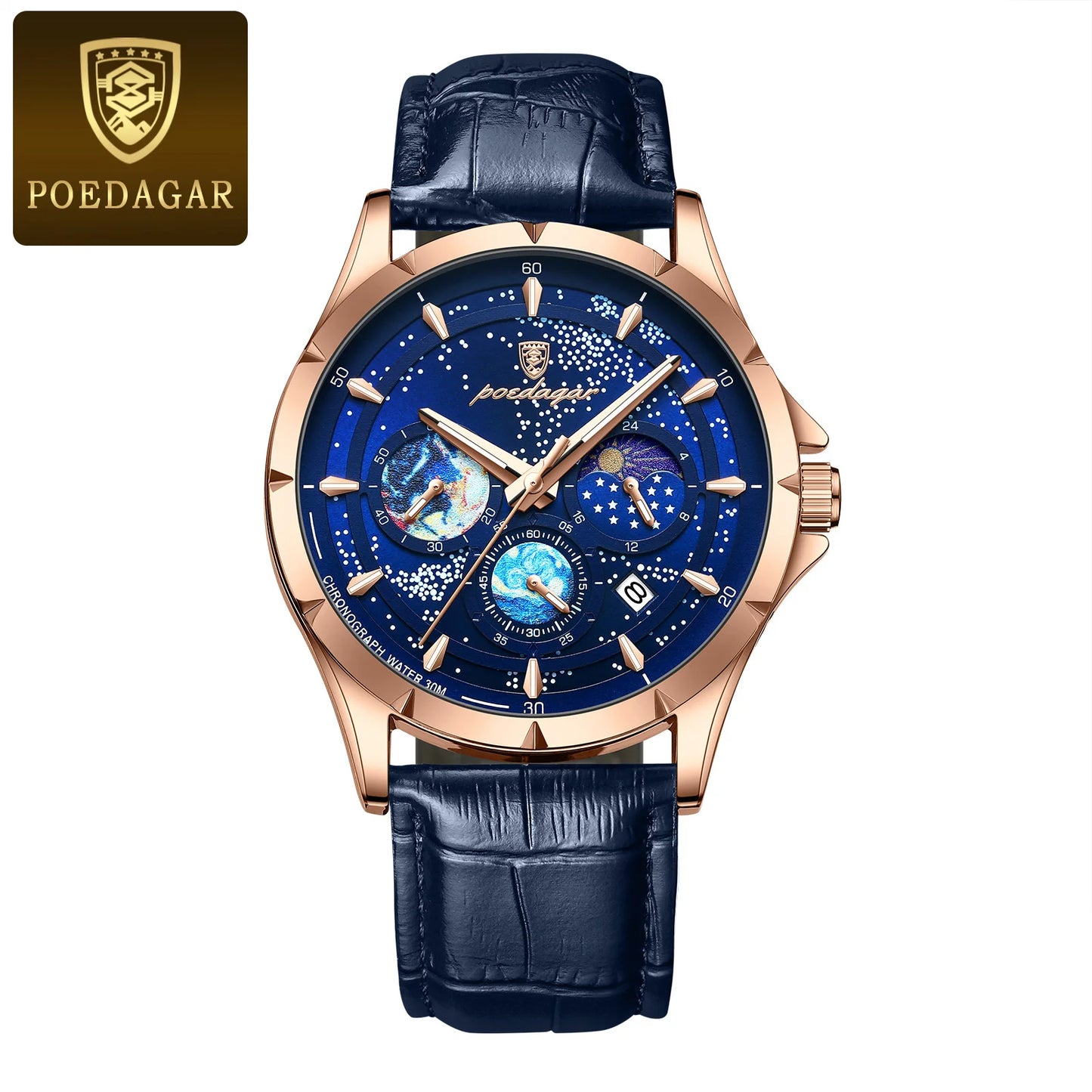 POEDAGAR 916 Celestial Chronograph