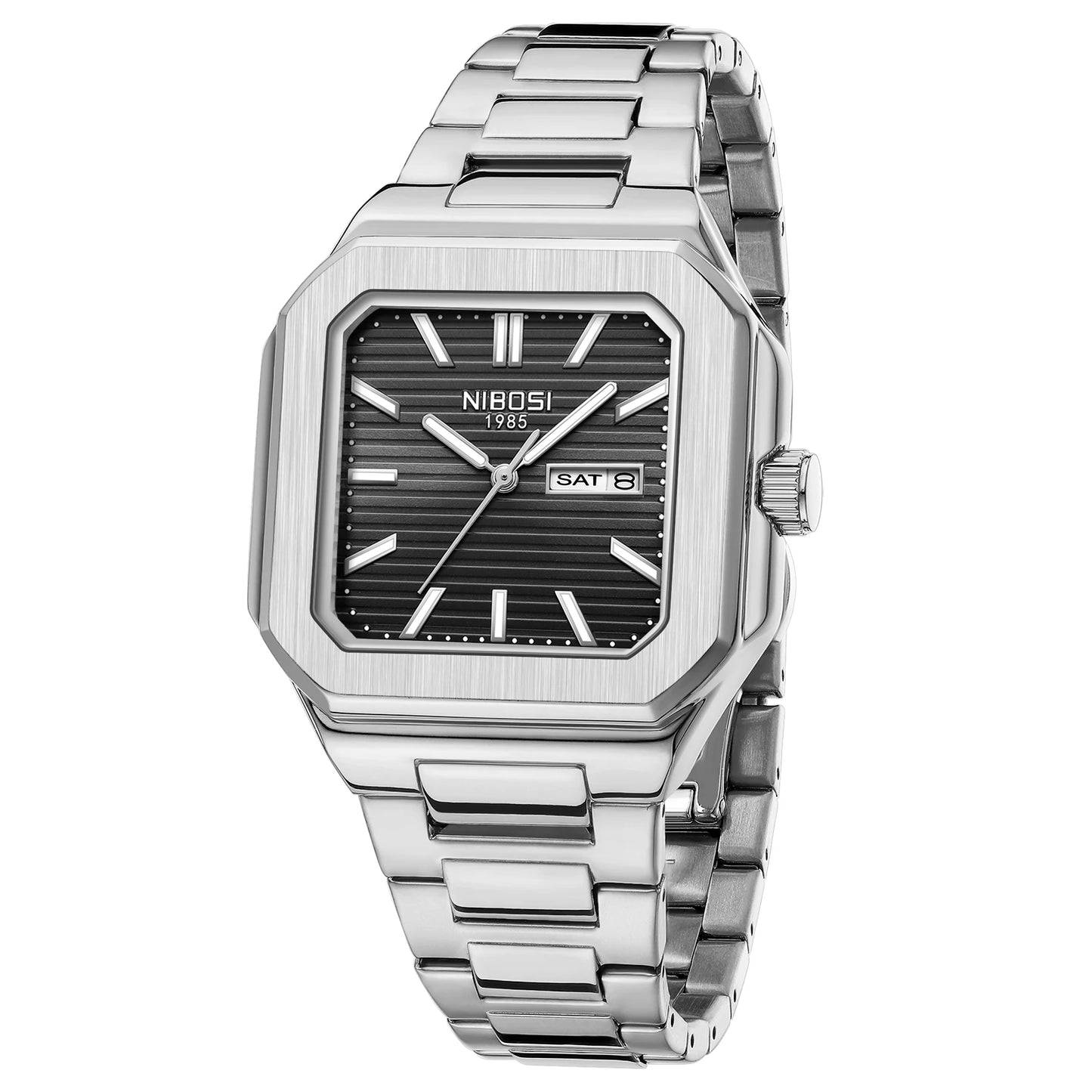 NIBOSI 2690 Retro Square Quartz Watch