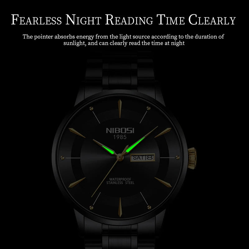 NIBOSI 2607 Jubilee Roman Classic Watch