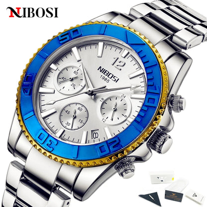 2517 Luxury Chronograph Watch - Stainless Steel