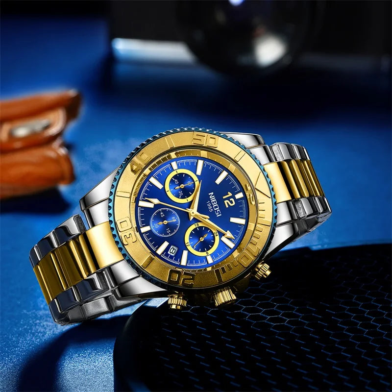 2517 Luxury Chronograph Watch - Stainless Steel