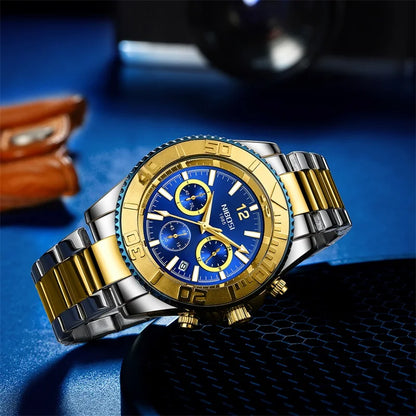 2517 Luxury Chronograph Watch - Stainless Steel