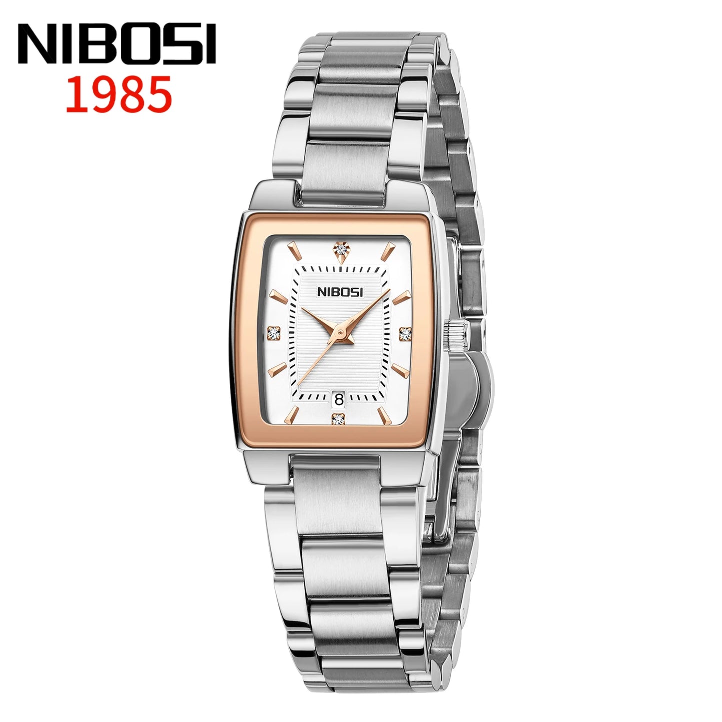 NIBOSI 2671 Grace Rectangle Quartz