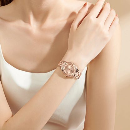 NIBOSI 2672 Crystal Bloom Women's Watch