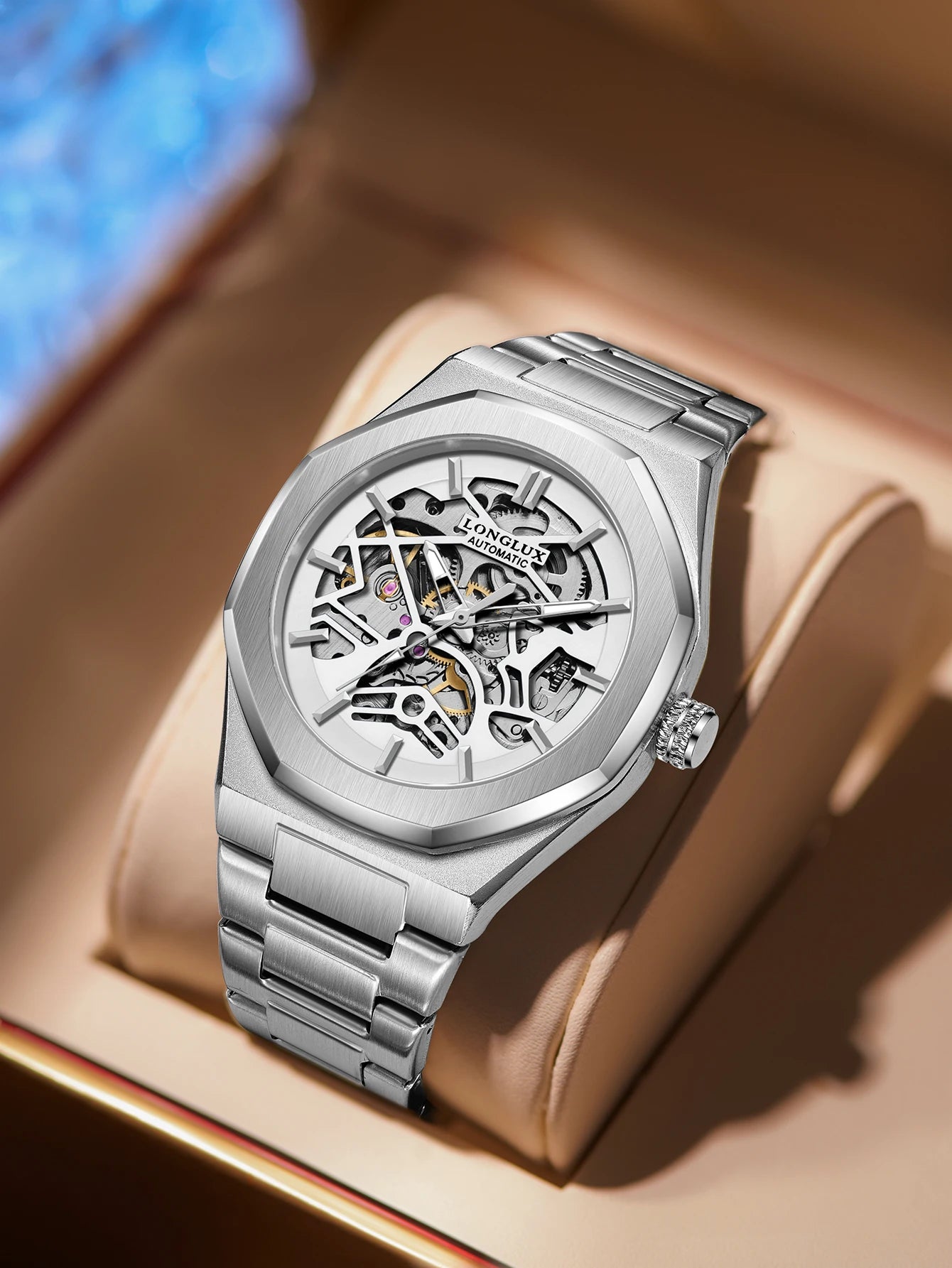 LONGLUX 6269K2 Vanguard Skeleton Automatic