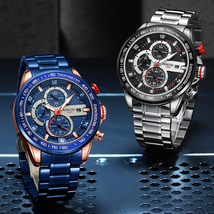 Redline Chronograph Steel Watch 2606