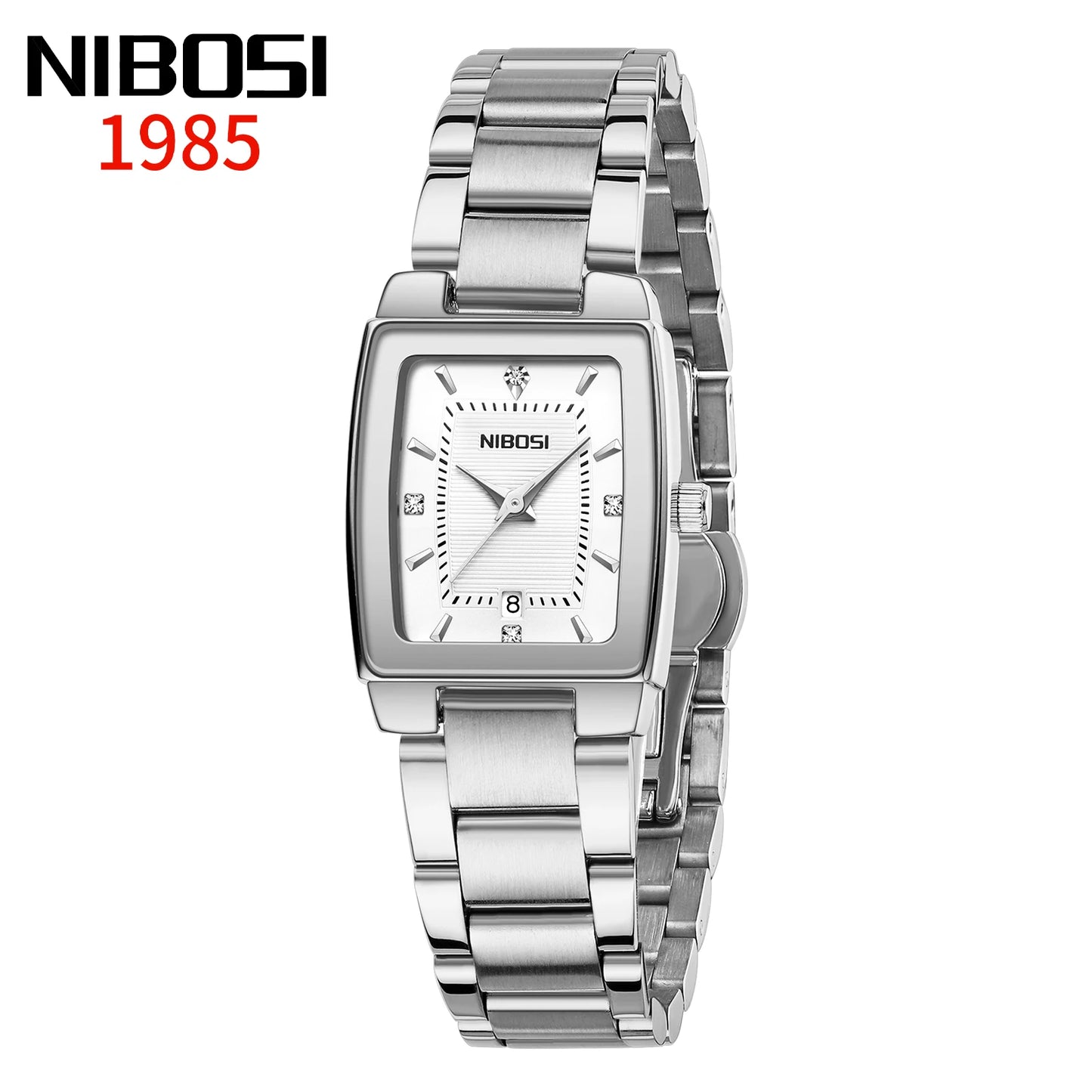 NIBOSI 2671 Grace Rectangle Quartz