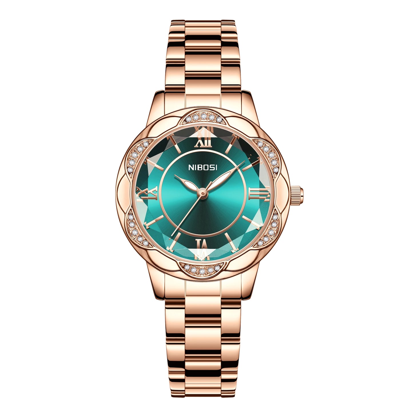 NIBOSI 2672 Crystal Bloom Women's Watch